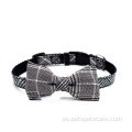 Lindo clásico Plaid Bow Tie Puppy Dog Dog Dog